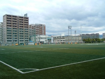 東福岡高校 サッカー場 施工実績 積水樹脂株式会社 人工芝