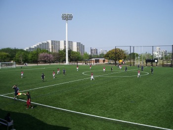 赤羽スポーツの森公園 サッカー場 施工実績 積水樹脂株式会社 人工芝