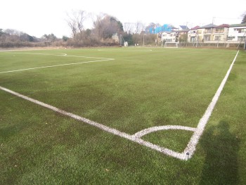 川口市赤井少年サッカー場 施工実績 積水樹脂株式会社 人工芝 川口市赤井少年サッカー場 施工実績 積水樹脂株式会社 人工芝