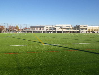 東京都立大泉高等学校・附属中学校 グラウンド 施工実績 積水樹脂株式会社 人工芝