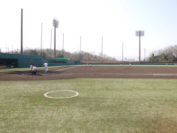 北神戸田園スポーツ公園野球場 あじさいスタジアム北神戸 施工実績 積水樹脂株式会社 人工芝